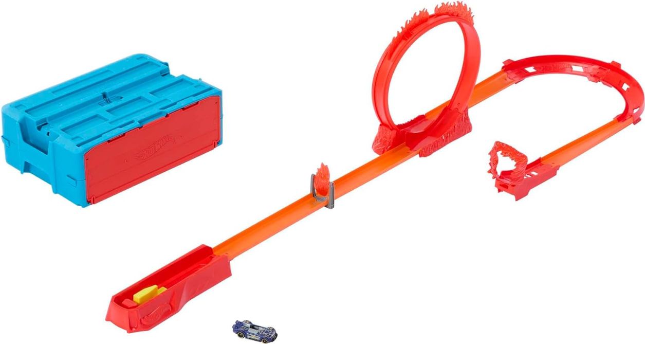 Hot Wheels Track Builder Flame Stunt Pack HMC04 für 19,49€ (statt 27€)