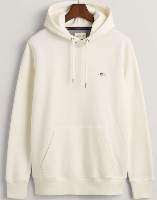 Gant Shield Hoodie in Schwarz oder Weiß für 60€ (statt 84€)   bis 4XL