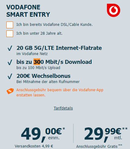 📱 Samsung Galaxy S24 + Vodafone 20GB 5G für 29,99€ mtl. + 200€ Bonus