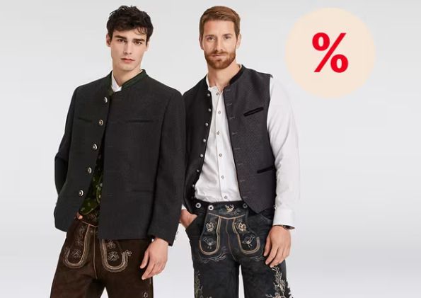 Otto: 20% Rabatt auf Trachtenmode   z.B. Steigenhöfer Trachtenlederhose ab 47,92€ (statt 60€)