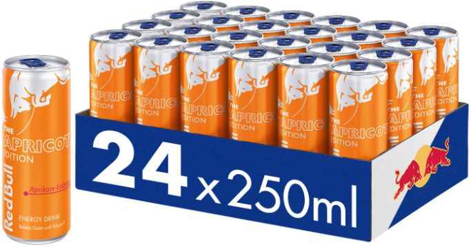 🍑 24 x Red Bull Energy Drink Apricot Edition ab 21,75€ (statt 33€)