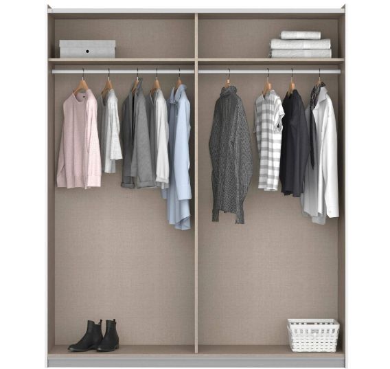 🔥 Rauch Schwebetürenschrank Oslo Weiß ca. 218x210x59cm für 248€ (statt 454€)