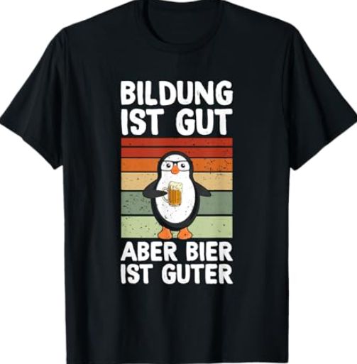 Lustiges T Shirt mit Bier Motto für 16,99€ (statt 20€)   bis 6XL