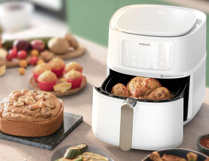 🍗 PHILIPS HD9285/00 Connected Airfryer XXL Series   7,2 Liter/ 1,4kg für 134€ (statt 155€)