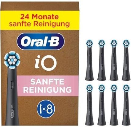 🦷 8er Pack Oral-B iO Aufsteckbürsten „Sanfte Reinigung“ für 44,99€ (statt 60€)