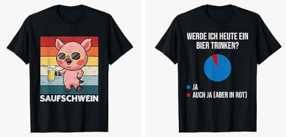 Lustiges T Shirt mit Bier Motto für 16,99€ (statt 20€)   bis 6XL