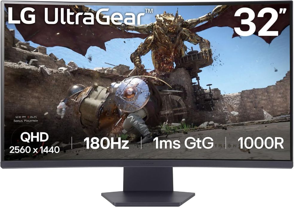 LG UltraGear 32GS60QX B QHD Monitor mit 180Hz für 239€ (statt 299€)