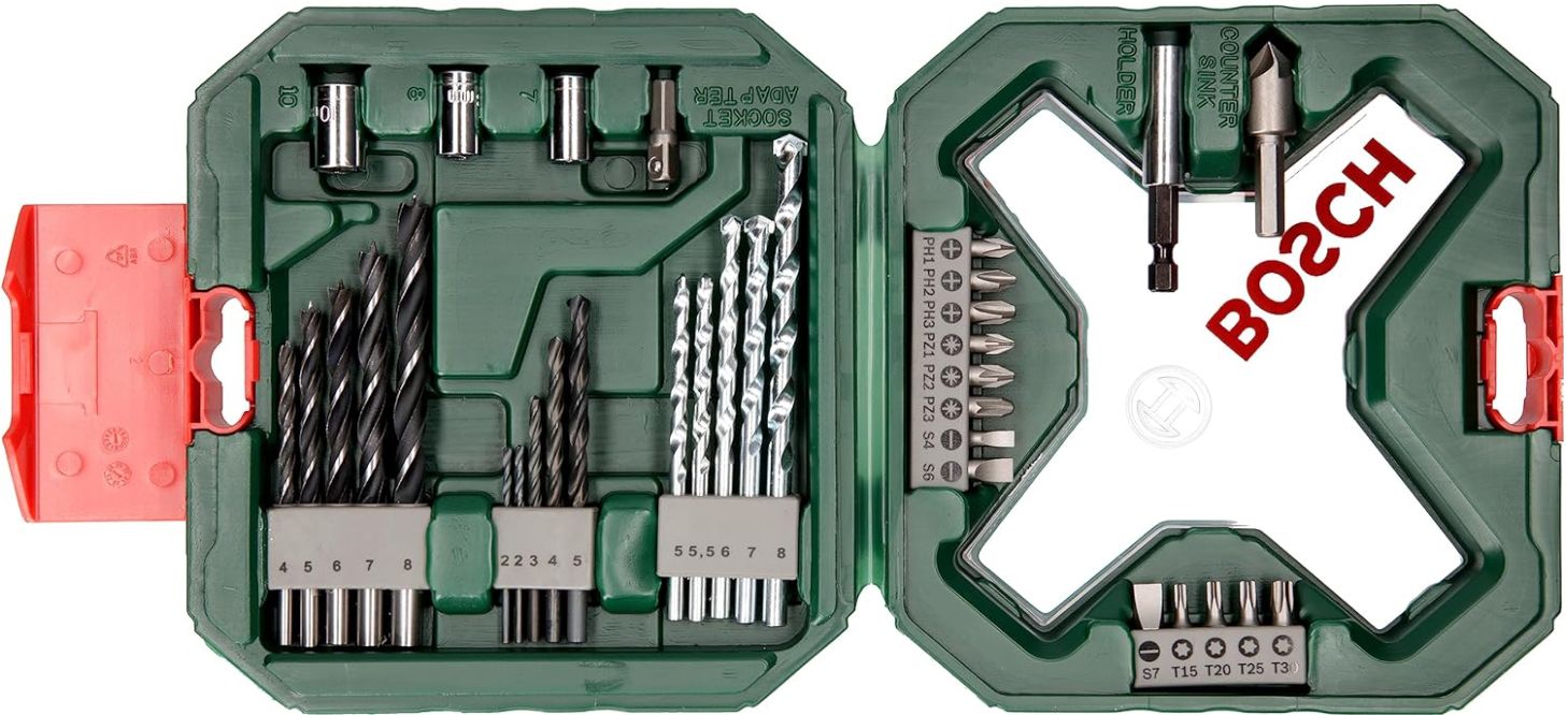 ⚒️Bosch X Line   34 teiliges Bohrer  & Schrauber Set für 9,98€ (statt 15€)