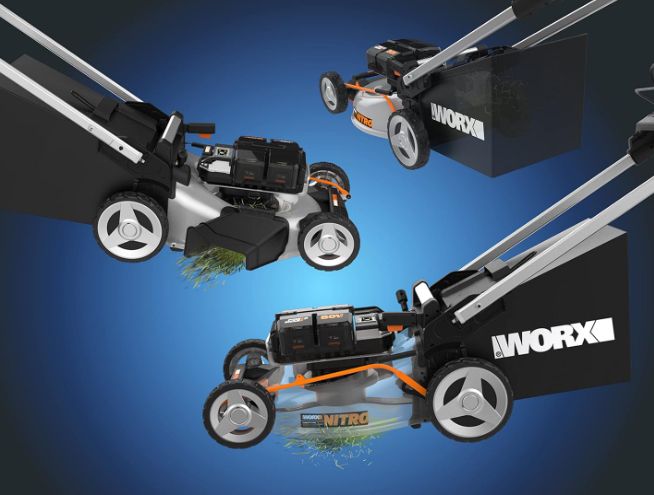 WORX WG761E Nitro Profi Akku Rasenmäher 80V inkl. 4 x 4Ah 20V Akku für 599,99€ (statt 749€)