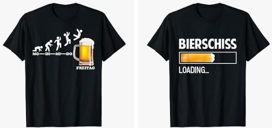 Lustiges T Shirt mit Bier Motto für 16,99€ (statt 20€)   bis 6XL