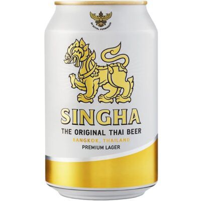 Singha Thailändisches Premium Lagerbier – 24 x 0,33L ab 23,55€ (statt 33€)