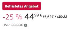 🦷 8er Pack Oral B iO Aufsteckbürsten Sanfte Reinigung für 44,99€ (statt 60€)