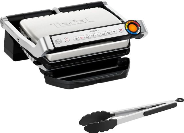 🥩 Tefal OptiGrill+ GC718D mit Grillzange für 116,99€ (statt 140€)