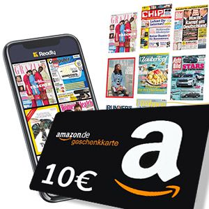 🔥 10€ Amazon Gutschein geschenkt + 2 Monate Readly Magazin-Flat GRATIS