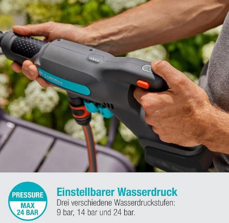 Gardena AquaClean 24/18V P4A Akku Mitteldruckreiniger Set für 145,60€ (statt 183€)