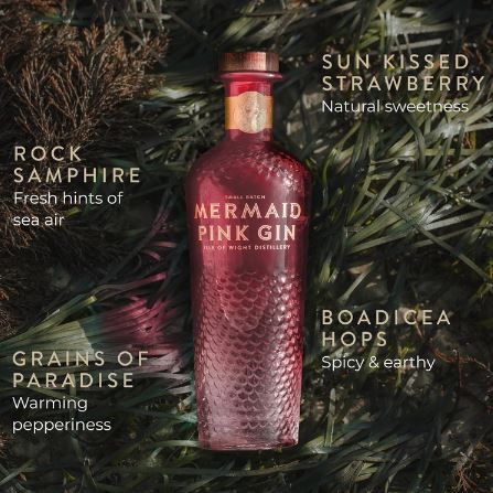 Mermaid Pink Gin, Small Batch, 0,7L, 38% für 33,33€ (statt 37€)