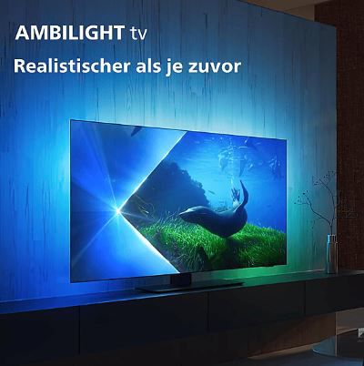 PHILIPS 65OLED808/12 4K OLED Ambilight TV mit 65 ab 1.699€ (statt 2.298€)