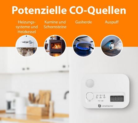 Smartwares FGA 13041 Kohlenmonoxid Melder für 17€ (statt 25€)