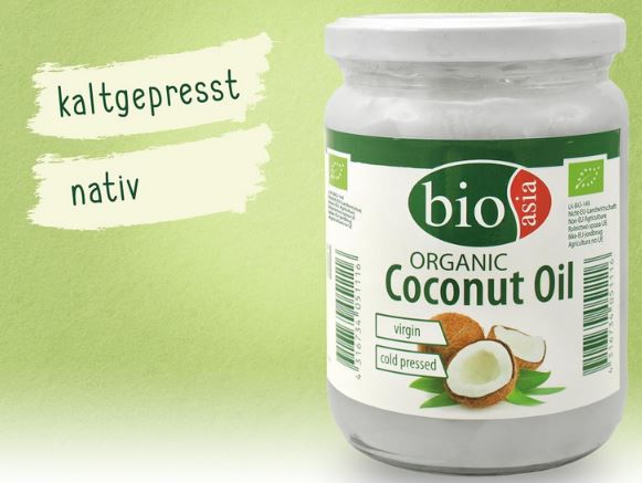 🥥 Bioasia Bio Kokosöl, kaltgepresst, 500ml ab 3,71€ (statt 7€)