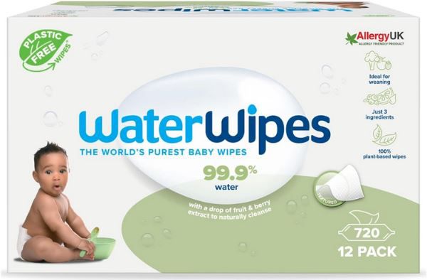 720er Pack WaterWipes Reinigungstücher für Kleinkinder & Babys ab 27,19€ (statt 34€)