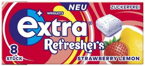 12 x 8er Pack Extra Refreshers Strawberry Lemon Kaugummi ab 7,22€ (statt 12€)