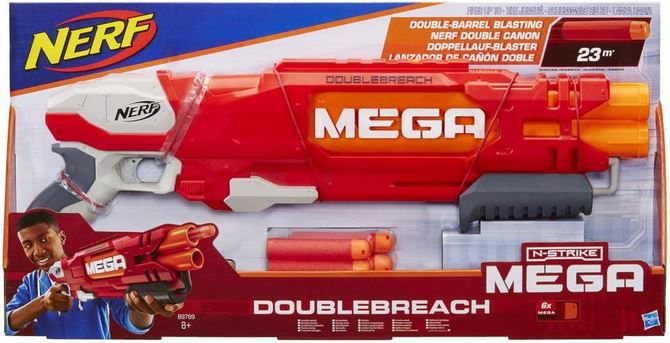 Hasbro Nerf MEGA Doublebreach Spielzeugblaster für 16,83€ (statt 33€)