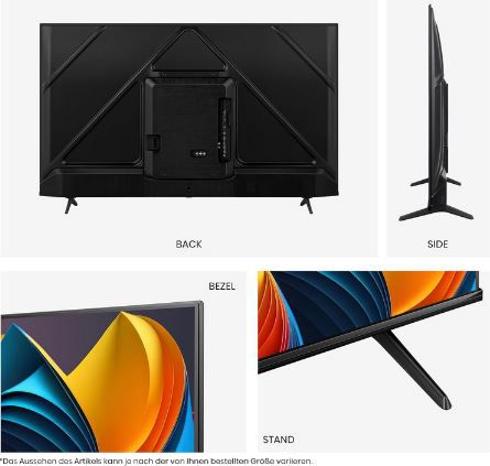 Hisense 55E7NQ 55 Zoll 4K UHD QLED Smart TV mit HDR10+ für 369€ (statt 520€)