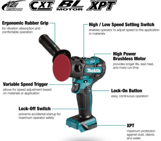 Makita PV301DZ Akku Schleifer &  Polierer für 107,96€ (statt 157€)