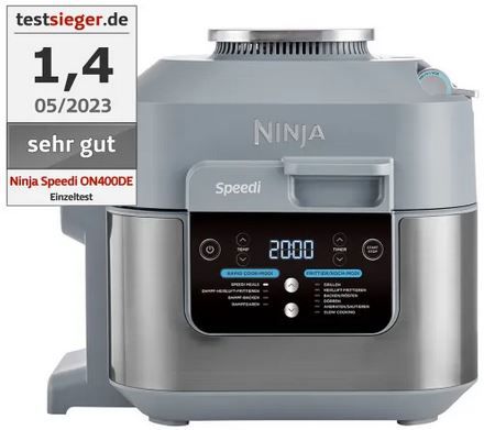 Ninja Speedi Rapid Cooking System & Heißluftfritteuse für 86,39€ (statt 125€)