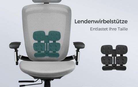 Songmics OBN068G01 Ergonomischer Bürostuhl für 183,99€ (statt 230€)