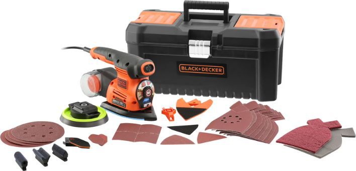 Black+Decker KA280LKA QS Multischleifer Set für 50€ (statt 84€)