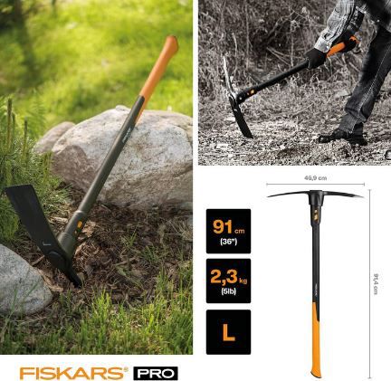 Fiskars IsoCore L Kreuzhacke, 91 cm, 3,4 kg für 72,49€ (statt 81€)