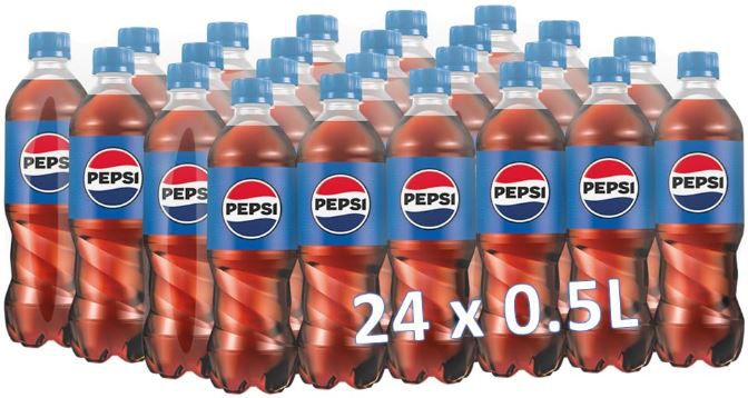 24er Pack Pepsi Cola, 0.5L Flaschen für 18,95€ (statt 24€)