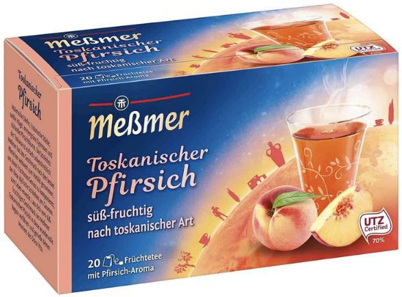 🍵 4x Meßmer Ländertee Toskanischer Pfirsich, je 20 Teebeutel ab 5,29€ (statt 10€)