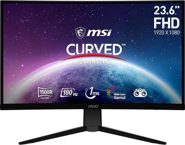 MSI G2422C 23,6 FHD Curved Gaming Monitor, 180Hz/1ms für 100€ (statt 148€)