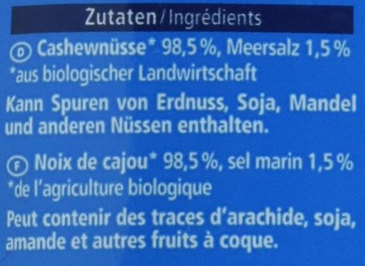 4er Pack Alnatura Bio Cashewkerne, geröstet & gesalzen für 8,20€ (statt 11€)