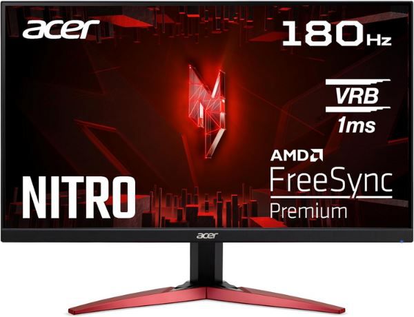 Acer Nitro KG241YS3   23,8 FHD Gaming Monitor mit 180Hz für 109,75€ (statt 133€)