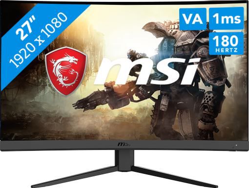 MSI G27C4 E3 Gaming Monitor mit 27 FHD & 180Hz für 117€ (statt 154€)