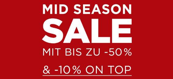 🔥 engelhorn Mid Season Sale bis 50% + 10% Extra   Tommy Hilfiger, Wellensteyn, Hugo Boss uvm.