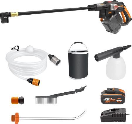 Worx WG633E.1 Nitro Hydroshot Akku Hochdruckreiniger + Zubehör für 212,49€ (statt 250€)