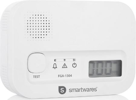 Smartwares FGA 13041 Kohlenmonoxid Melder für 20€ (statt 28€)