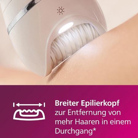 Philips Series 8000 Akku Epilierer mit Zubehör für 54,99€ (statt 67€)