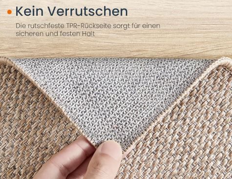 Songmics Home Teppich in Jute Optik für 27,99€ (statt 40€)