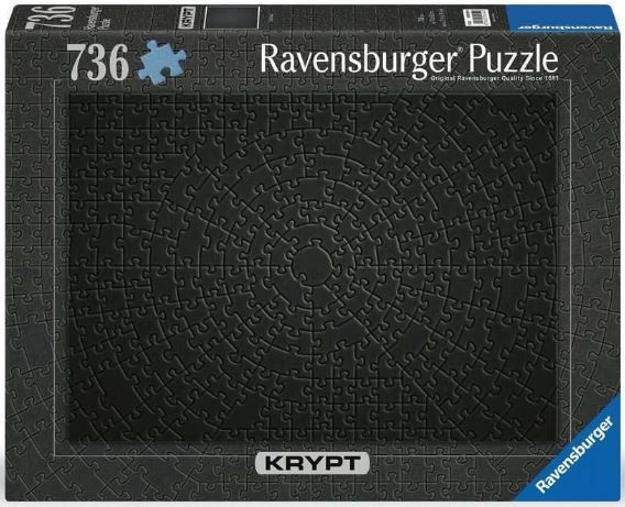 Ravensburger Krypt Puzzle Schwarz, 736 Teile für 12,65€ (statt 15€)