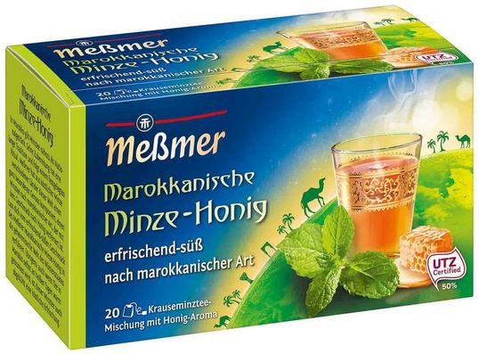 4x Meßmer Marokkanische Minze Honig Tee, je 20 Teebeutel ab 5,29€ (statt 10€)