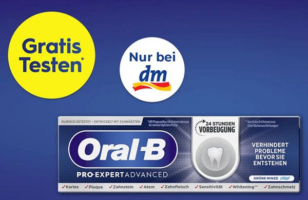 Oral B Pro Expert Advanced gratis ausprobieren