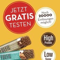 Wieder da! FULFIL- Riegel gratis ausprobieren