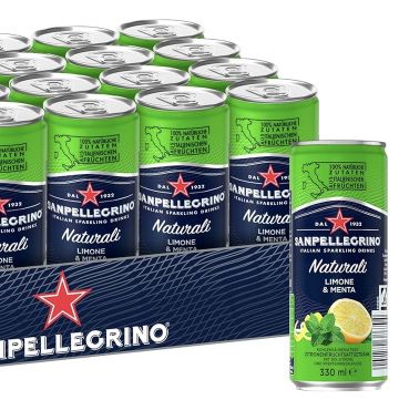 🍋 24x San Pellegrino Naturali Zitrone-Minze für 23,49€ (statt 28€) – 0,98€ pro Dose