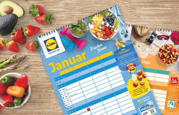 Gratis: Familienkalender 2025 bei Lidl