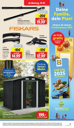 Gratis: Familienkalender 2025 bei Lidl